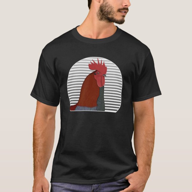 T-shirt Oiseau de poulet du coq Oiseau Oiseau Oiseau Oisea (Devant)