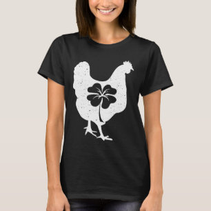 T-shirt Oiseau de poulet Hen Jour de la Saint Patrick Sham