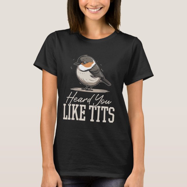 T-shirt Oiseau de poulet Oiseau d'élevage Oiseau d'engrais (Devant)