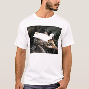 T-shirt Oiseau de spatule sur le nid en Espagne