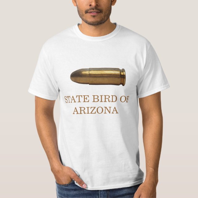 T-SHIRT OISEAU D'ÉTAT DE L'ARIZONA : LA BALLE (Devant)