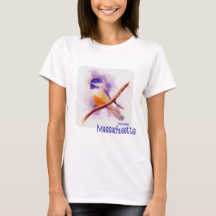 T-shirt Oiseau d'état du Massachusetts, le poulet