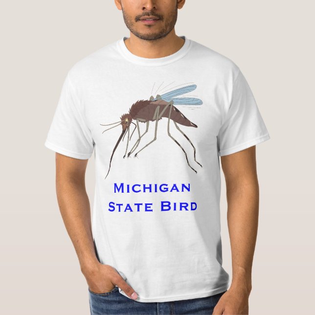 T-shirt Oiseau d'État du Michigan (Devant)