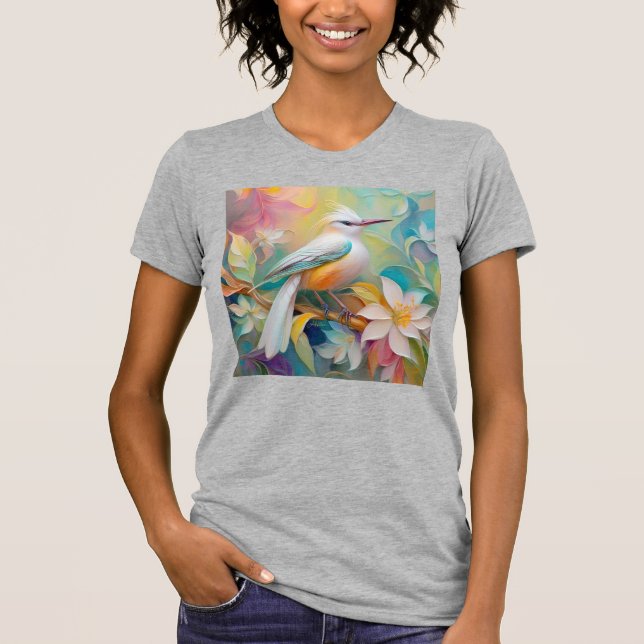 T-shirt Oiseau d'Imaginaire tourbé d'or (Devant)