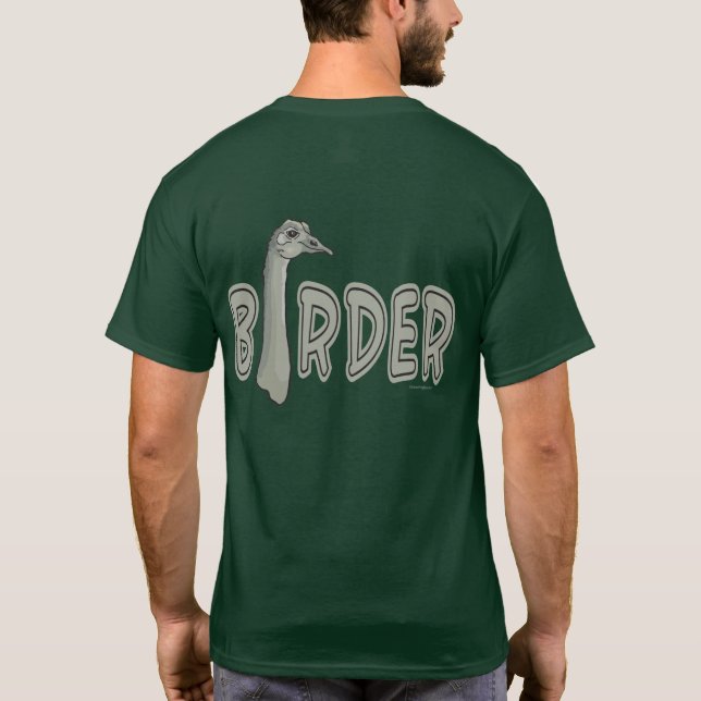 T-shirt Oiseau d'oiseaux amusant (Dos)
