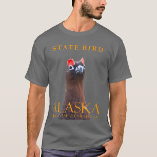 T-shirt Oiseau du Territoire de l'Alaska Oiseau Le Tétras 