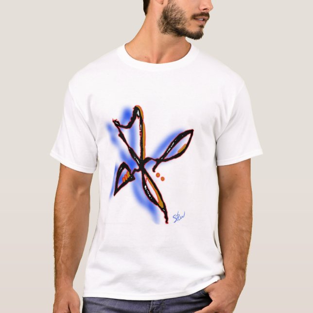 T-shirt oiseau en baisse (Devant)