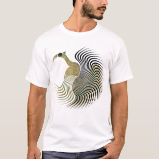 T-shirt Oiseau en spirale