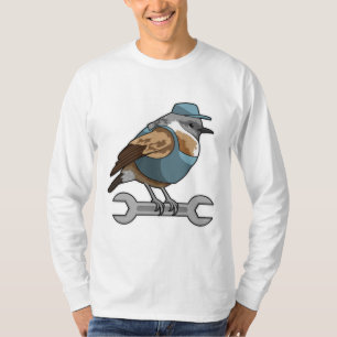 T-shirt Oiseau en tireur avec clé