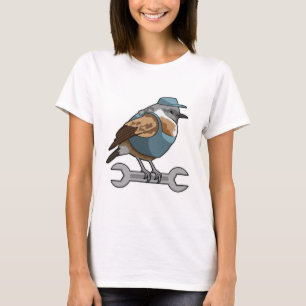 T-shirt Oiseau en tireur avec clé