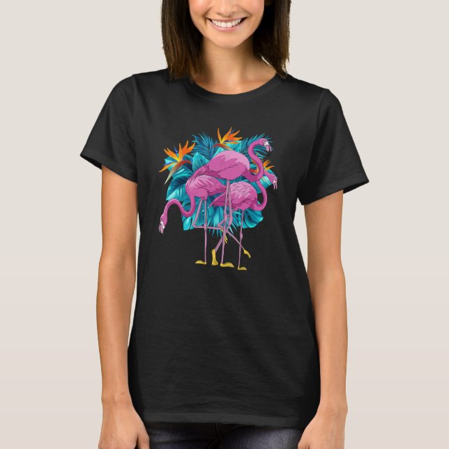 T-shirt Oiseau exotique Amoureux des animaux Faune Tropica (Devant)
