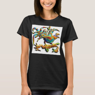 T-shirt Oiseau Exotique Cloisonné
