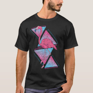 T-shirt Oiseau exotique des animaux tropicaux 90s Vaporwav