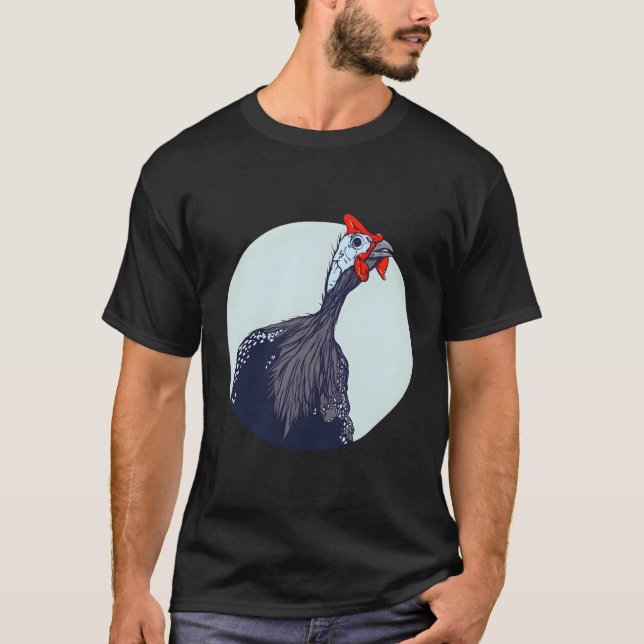 T-shirt Oiseau Guinée Fowl (Devant)