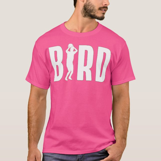 T-shirt Oiseau - Impression blanche (Devant)