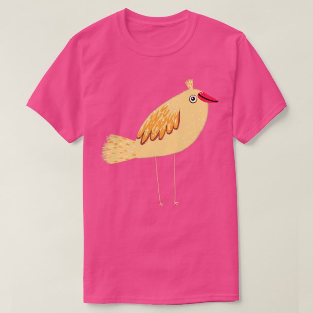 T-shirt Oiseau jaune (Design devant)