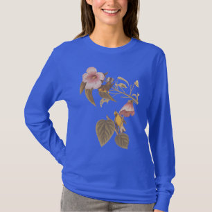 T-shirt Oiseau jaune ailé bleu d'Audubon