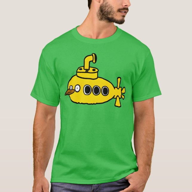 T-shirt Oiseau jaune Amis sous-marins (Devant)