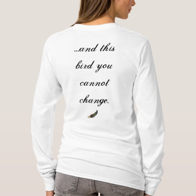 T-shirt Oiseau libre (Dos)