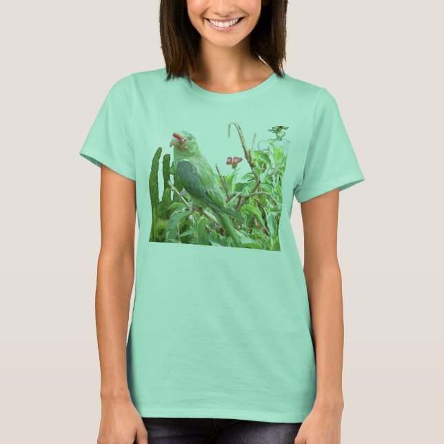 T-shirt Oiseau Lorikeet Vert (Devant)
