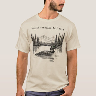 T-shirt Oiseau-Loup-Canadien-Bête