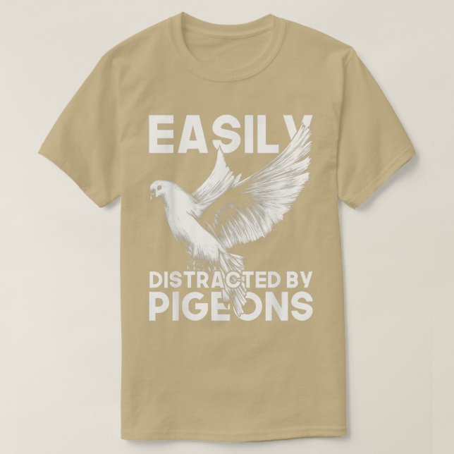 T-shirt Oiseau Lover Pigeon Racing Hob Don Pigeon (Design devant)