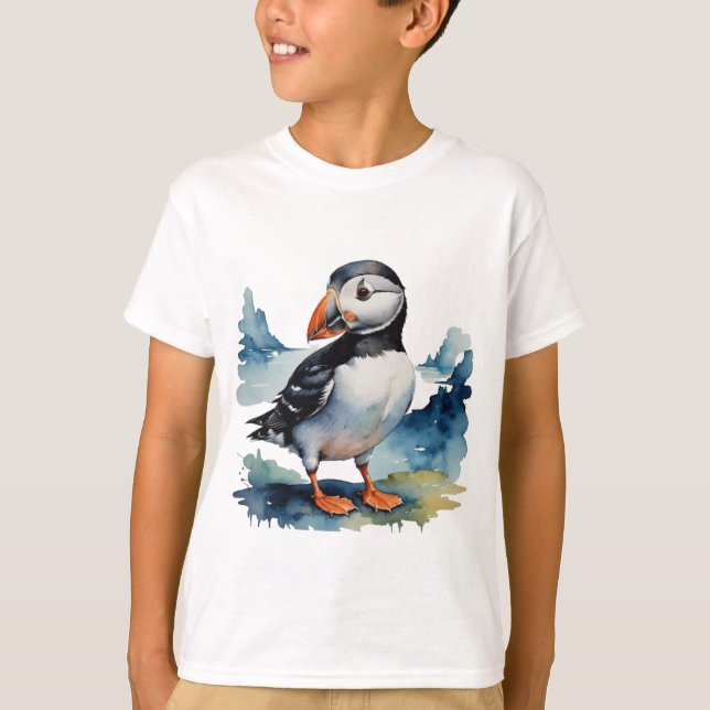 T-shirt Oiseau macareux mignon (Devant)