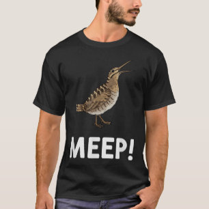 T-shirt Oiseau Meeb Meme Disant Meep Oiseau Bois Américain