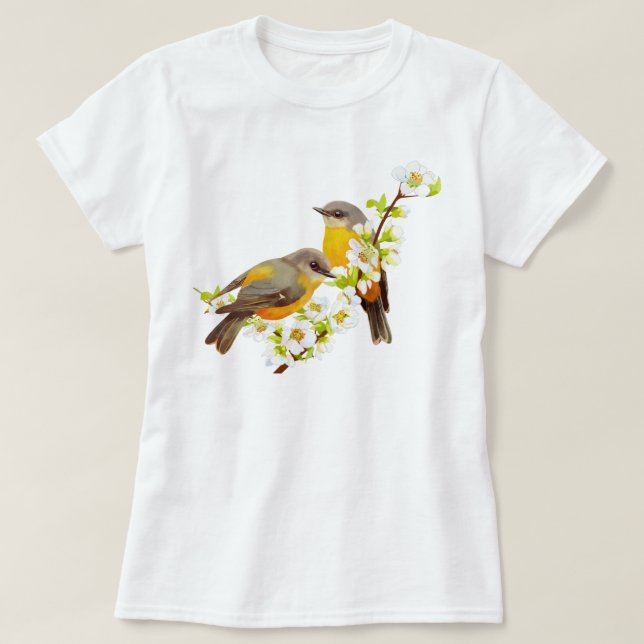 T-shirt Oiseau mignon (Design devant)