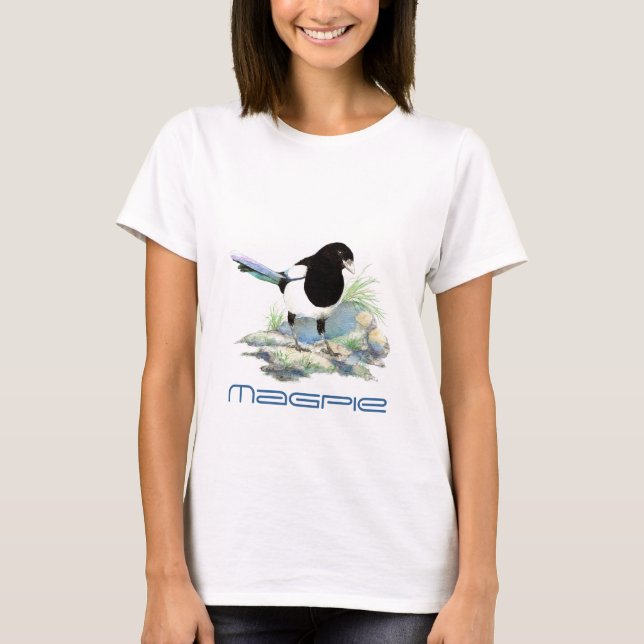 T-shirt Oiseau mignonne, Oiseau, Nature, Faune, Jardin (Devant)