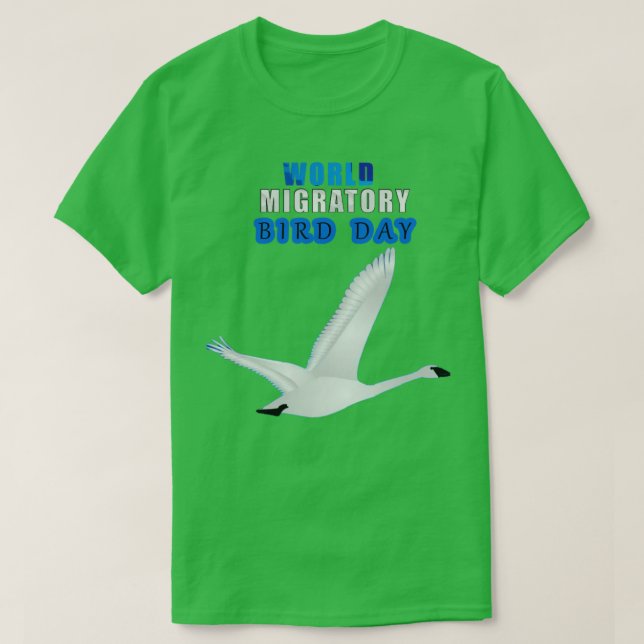 T-SHIRT OISEAU MIGRATOIRE MONDIAL (Design devant)