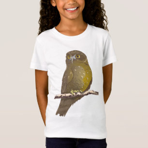 T-Shirt Oiseau Morepork RURU NZ