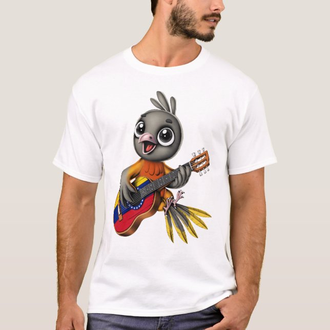 T-shirt Oiseau national du Venezuela (Devant)