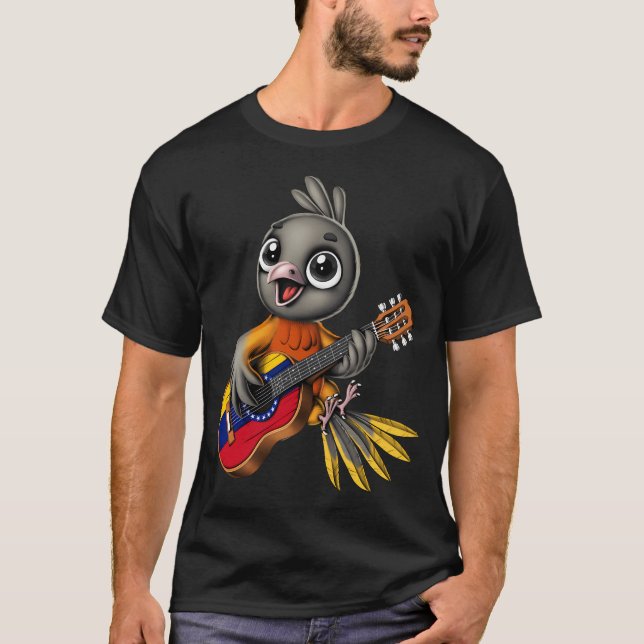 T-shirt Oiseau national du Venezuela (Devant)