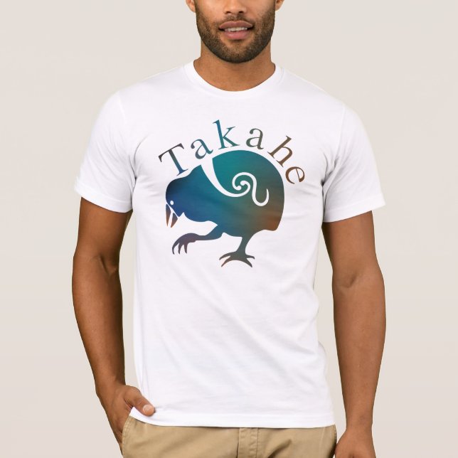T-shirt Oiseau néo-zélandais TAKAHE (Devant)