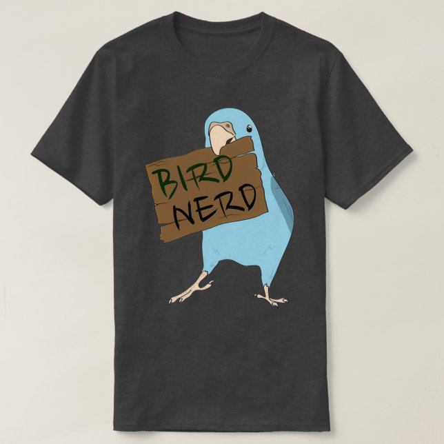 T-shirt Oiseau Nerd 2 (Design devant)