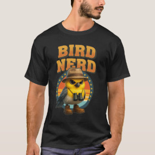 T-shirt Oiseau Nerd Drôle Oiseau Observation Oiseau Oiseau