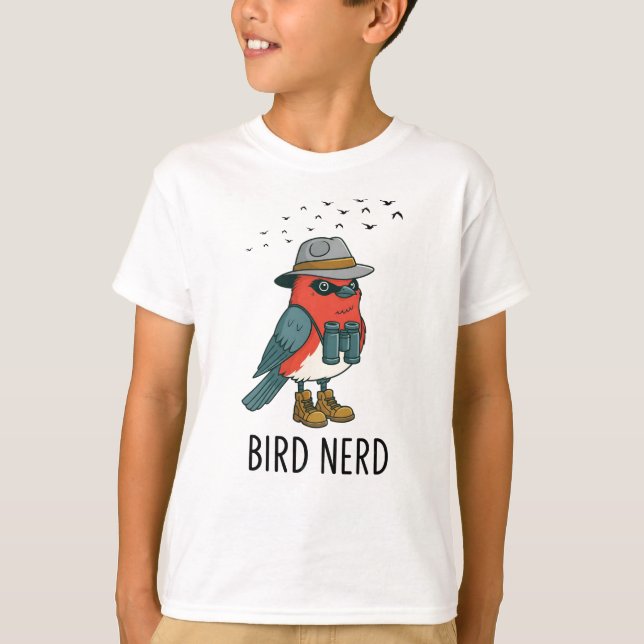 T-shirt Oiseau Nerd drôle Oiseau observer Oiseau Oiseau Am (Devant)
