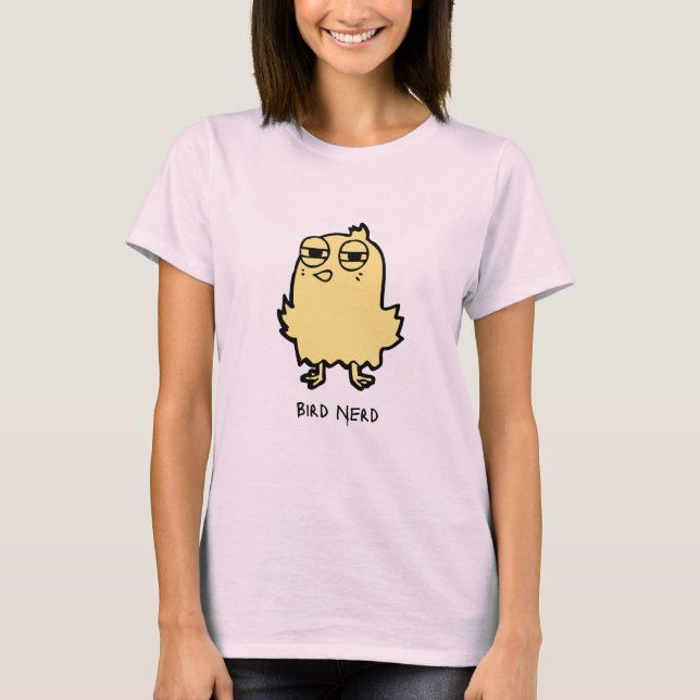 T-shirt Oiseau Nerd Oiseaux Lover (Devant)