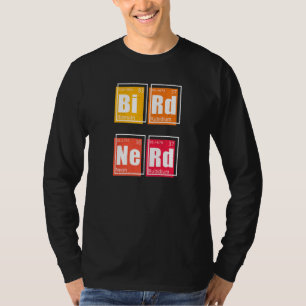 T-shirt OISEAU NERD Tableau périodique des éléments Survei