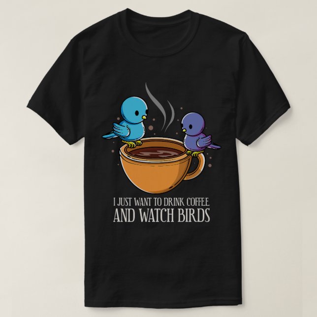 T-shirt Oiseau Observateur Ornithologue Oiseaux Observatio (Design devant)
