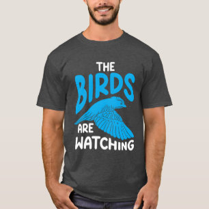 T-shirt Oiseau observer mignon Oiseau Amoureux drôle