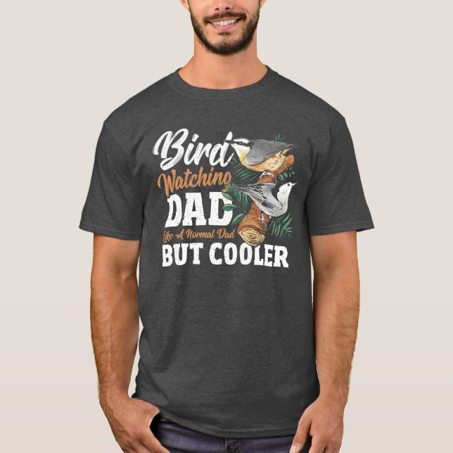 T-shirt Oiseau observer papa comme un papa normal, mais pl (Devant)