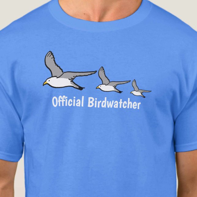 T-shirt Oiseau officiel. Ornithologue (Créateur téléchargé)