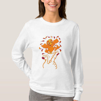 T-shirt Oiseau orange