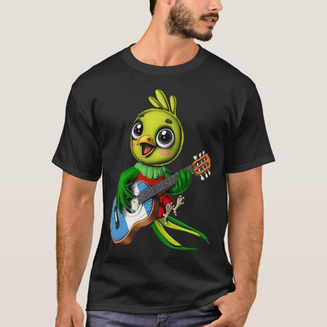 T-shirt Oiseau Quetzal du Guatemala (Devant)
