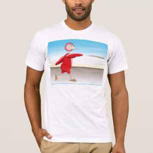 T-shirt Oiseau rouge
