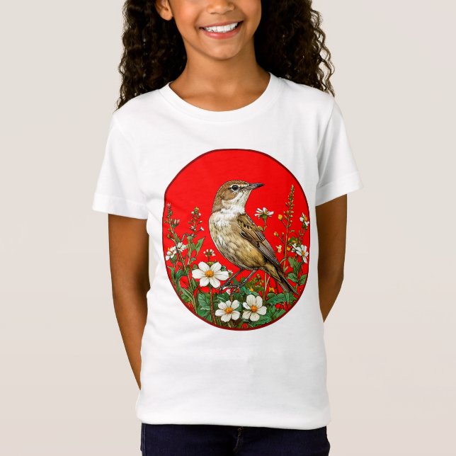 T-Shirt Oiseau roux (Devant)