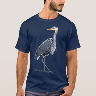 T-shirt Oiseau sauvage de Great Blue Heron