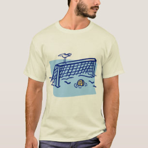 T-shirt Oiseau sur un but de polo d'eau
